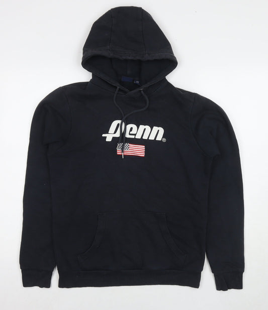 Mens UK Size XS Penn Blue Pullover Hoodie