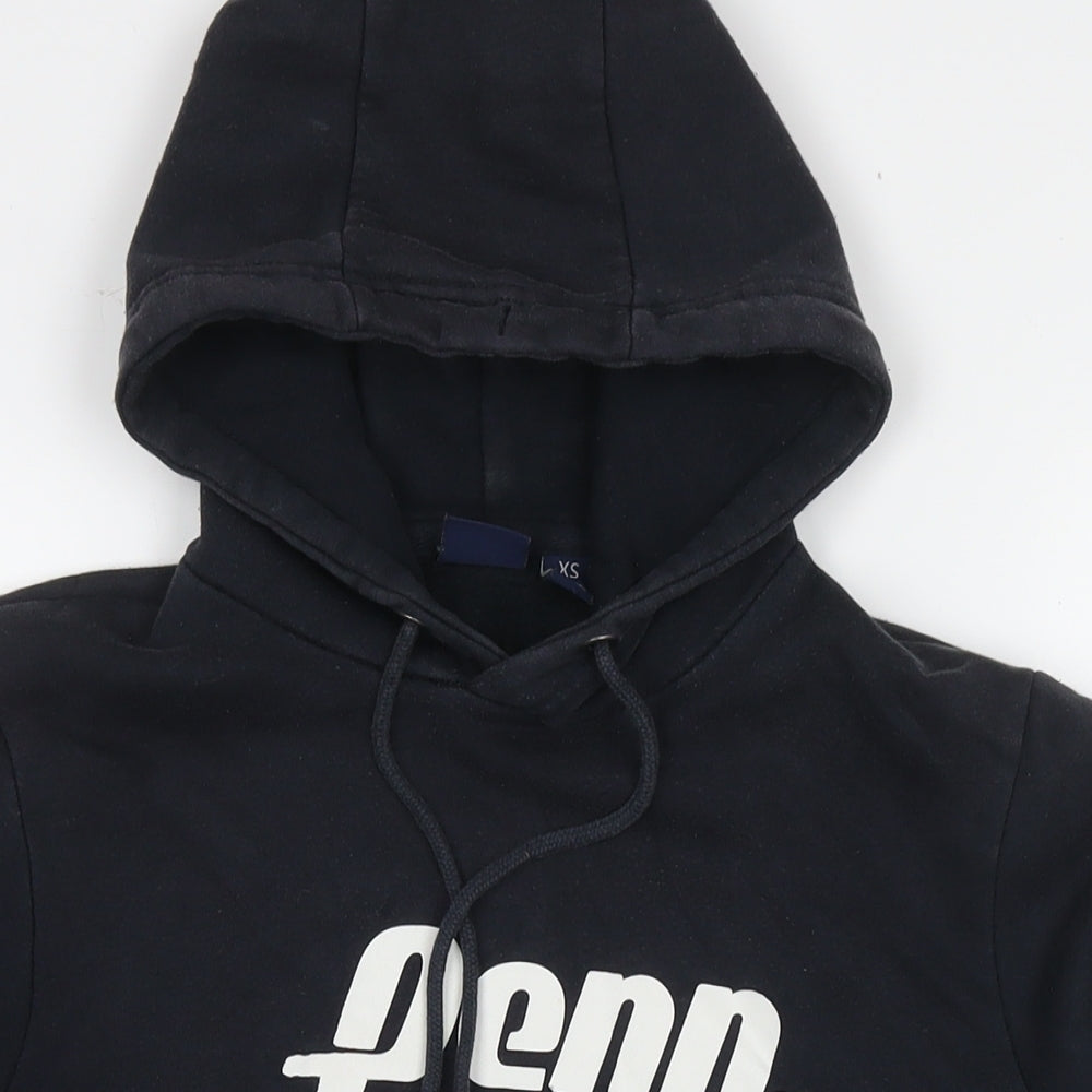 Mens UK Size XS Penn Blue Pullover Hoodie
