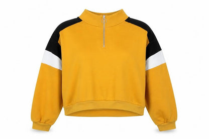 Womens UK Size XL Divided by H&M Yellow Pullover Sweatshirt