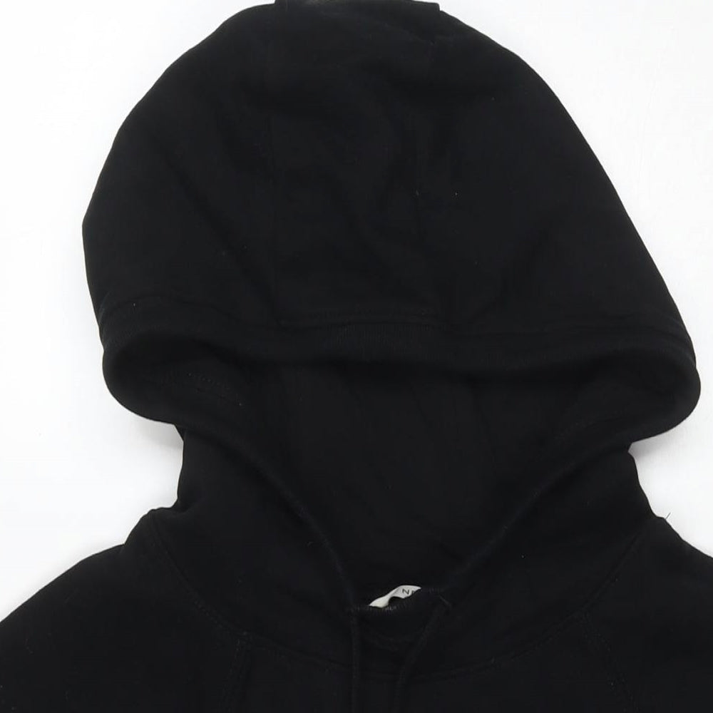 Womens UK Size L NEXT Black Pullover Hoodie