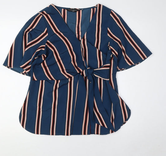 Womens UK Size 12 Dorothy Perkins Green Basic Blouse