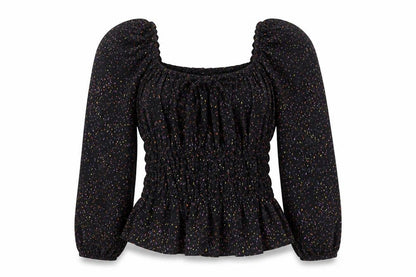 Womens UK Size 4 Topshop Multicoloured Basic Blouse