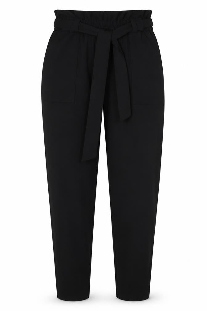 Womens UK Size 8 Boohoo Regular Fit  Black Trousers