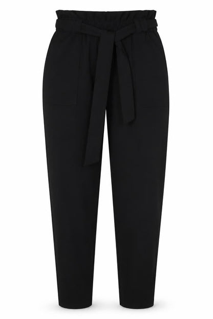 Womens UK Size 8 Boohoo Regular Fit  Black Trousers