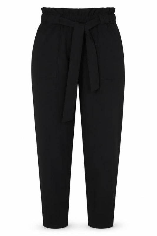 Womens UK Size 8 Boohoo Regular Fit  Black Trousers
