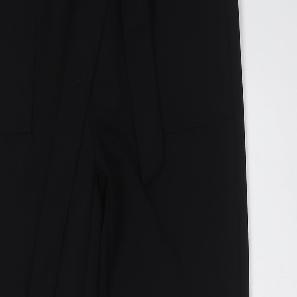 Womens UK Size 8 Boohoo Regular Fit  Black Trousers