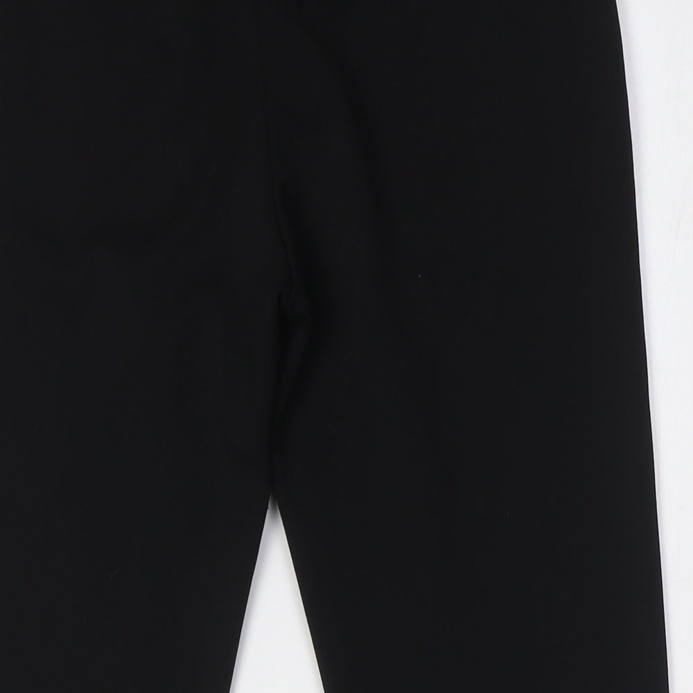 Womens UK Size 8 Boohoo Regular Fit  Black Trousers