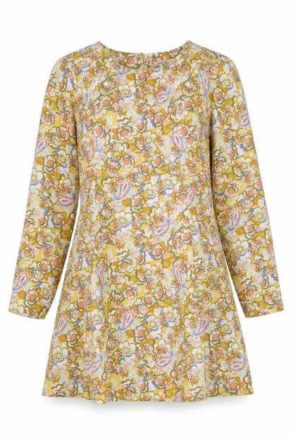 Marks and Spencer Womens Multicoloured Polyester A-Line Size 12 Round Neck - Limited Edition