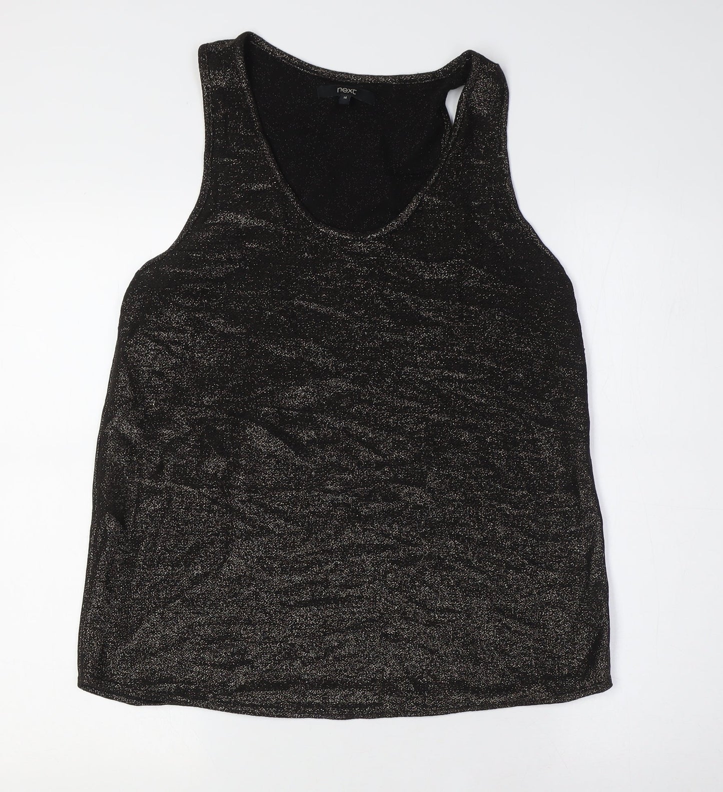 Womens UK Size 14 NEXT Black Basic Tank