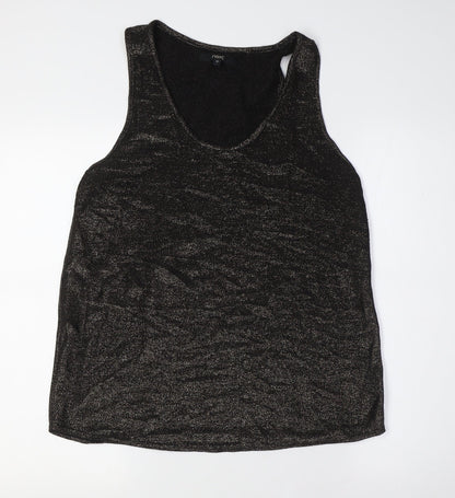 Womens UK Size 14 NEXT Black Basic Tank