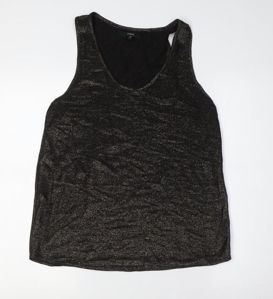 Womens UK Size 14 NEXT Black Basic Tank