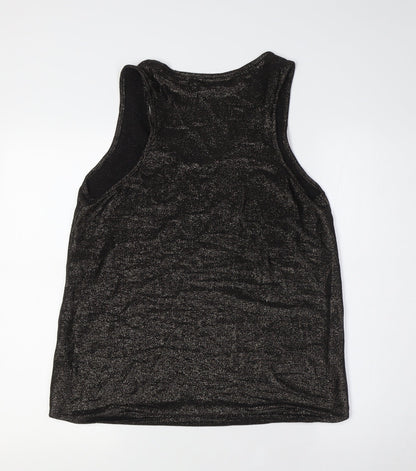 Womens UK Size 14 NEXT Black Basic Tank