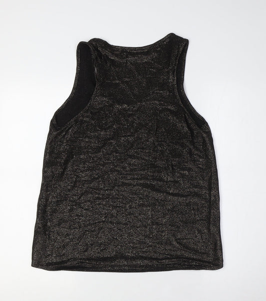 Womens UK Size 14 NEXT Black Basic Tank