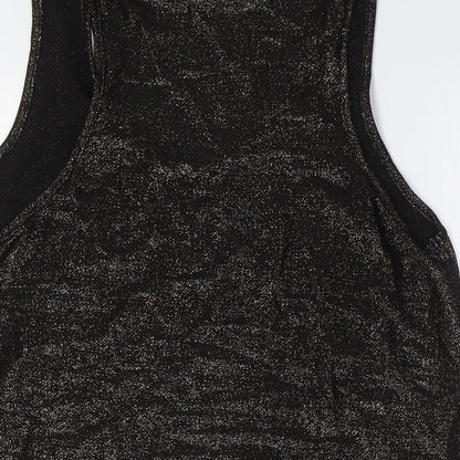 Womens UK Size 14 NEXT Black Basic Tank