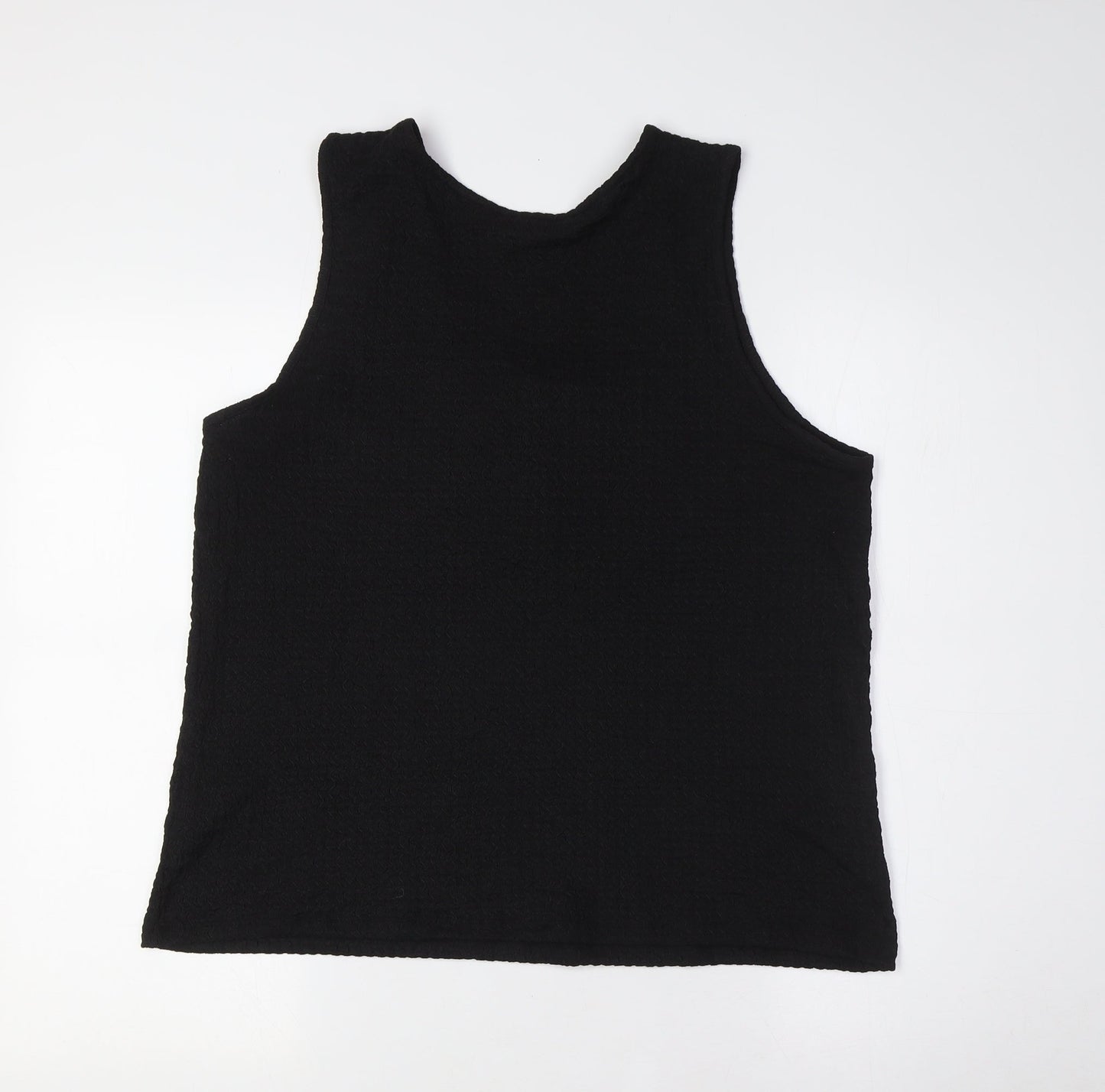 Womens UK Size 18 NEXT Black Basic Tank