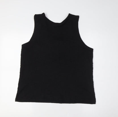 Womens UK Size 18 NEXT Black Basic Tank