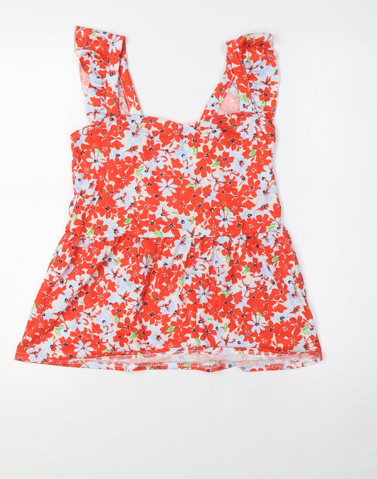 Womens UK Size 6 Dorothy Perkins Multicoloured Basic Button-Up
