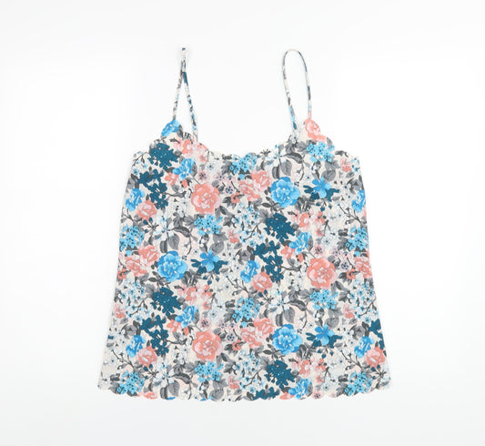 Womens UK Size 10 Oasis Multicoloured Camisole T-Shirt