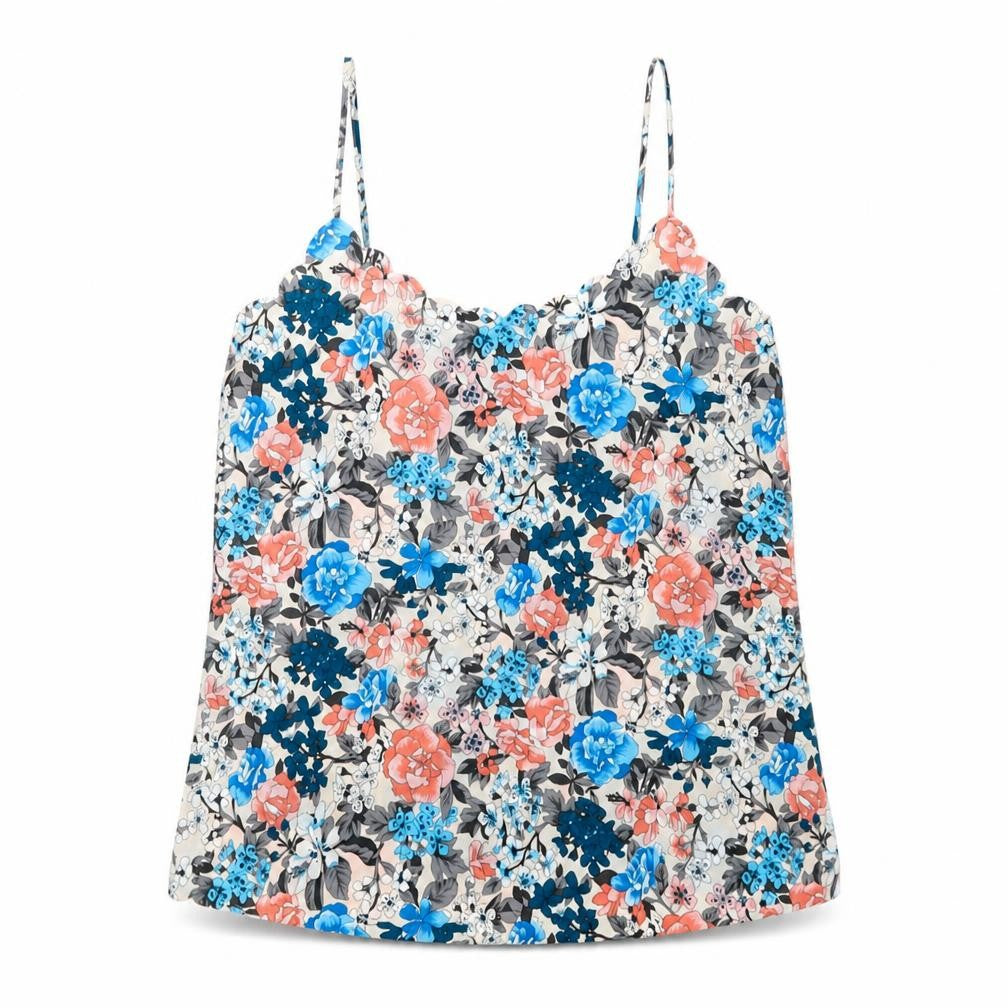 Womens UK Size 10 Oasis Multicoloured Camisole T-Shirt