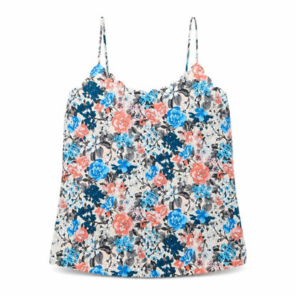Womens UK Size 10 Oasis Multicoloured Camisole T-Shirt