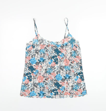 Womens UK Size 10 Oasis Multicoloured Camisole T-Shirt