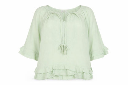 Womens UK Size 20 Body Flirt Green Basic T-Shirt