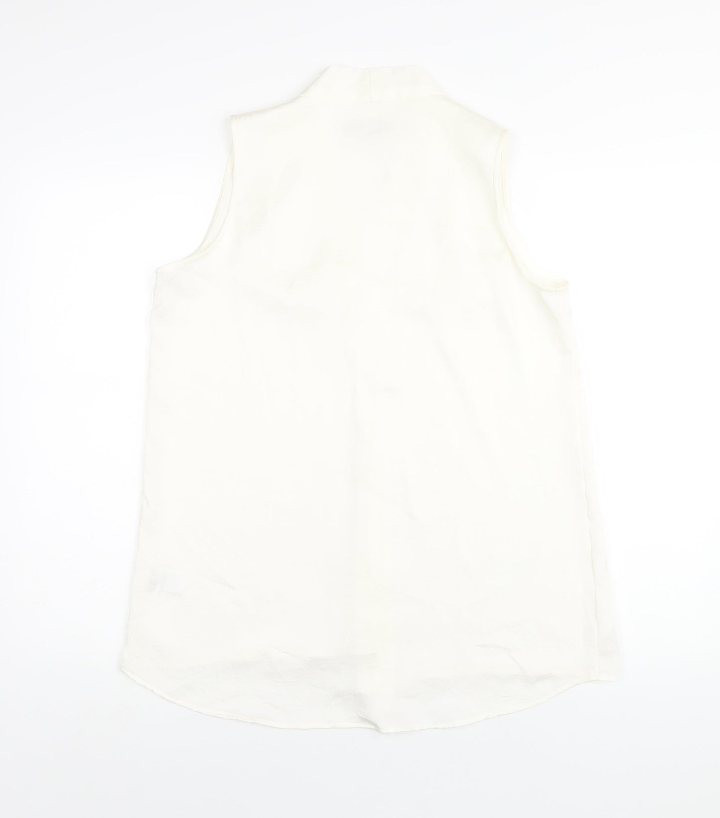 Womens UK Size 12 NEXT Ivory Basic Blouse