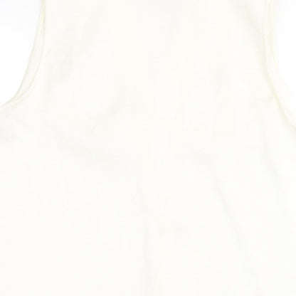 Womens UK Size 12 NEXT Ivory Basic Blouse