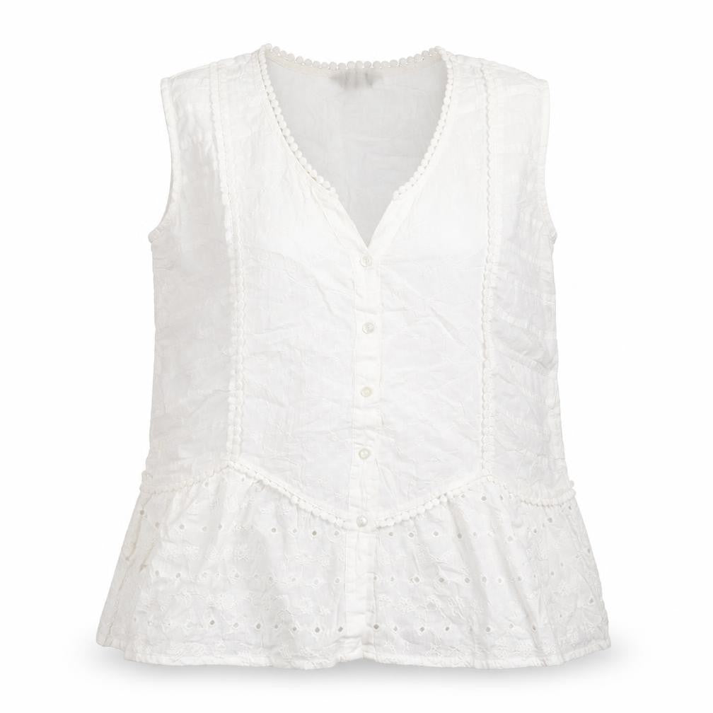 Womens UK Size 12 Roman White Basic T-Shirt