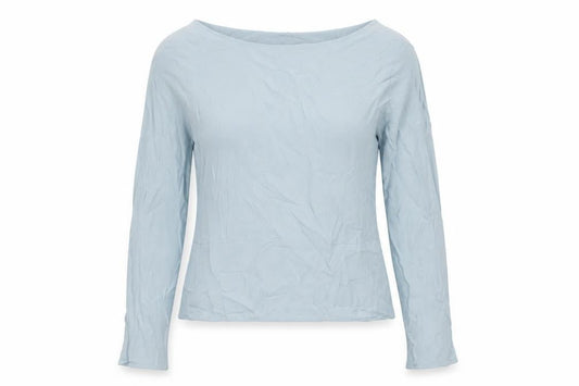 Womens UK Size 6 Marks and Spencer Blue Basic T-Shirt