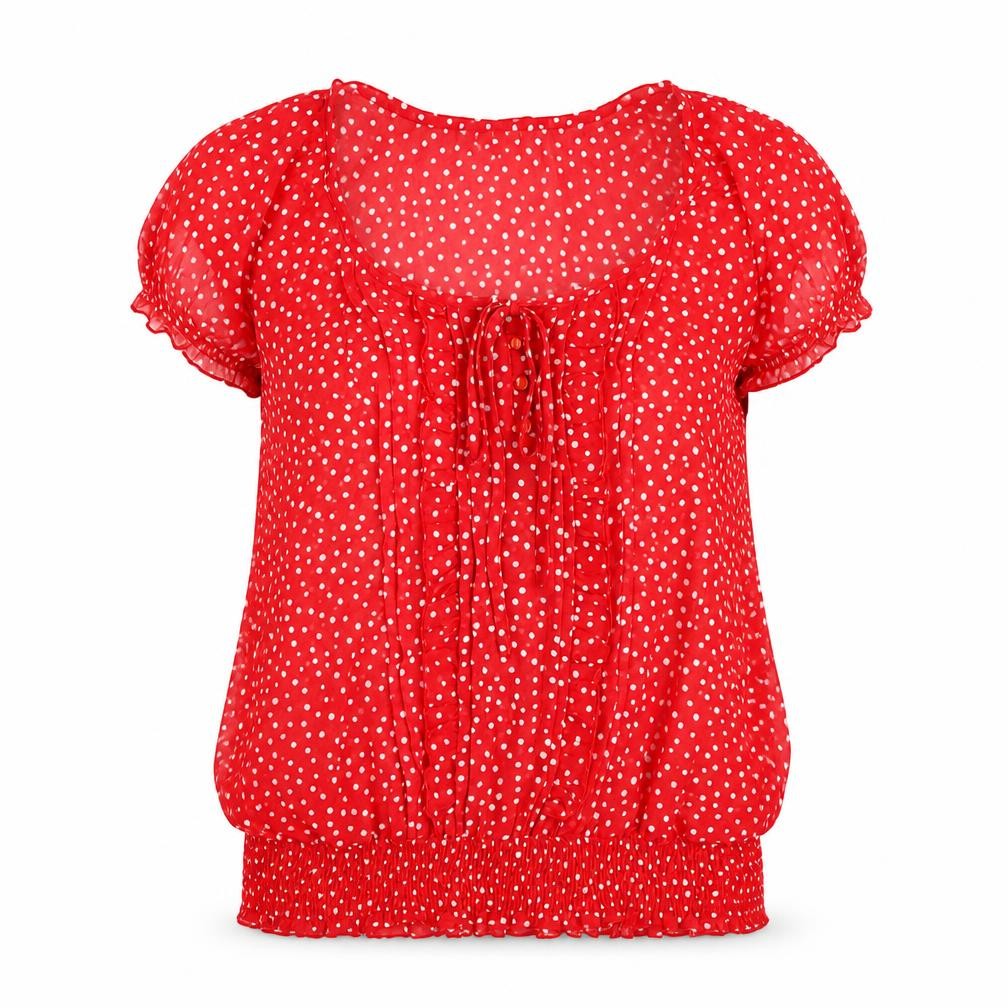 Womens UK Size S Wallis Red Basic T-Shirt