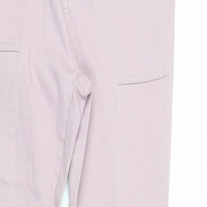 NEXT Womens Pink Cotton Skinny Jeans Size 10 L29 in Regular Zip