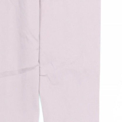 NEXT Womens Pink Cotton Skinny Jeans Size 10 L29 in Regular Zip