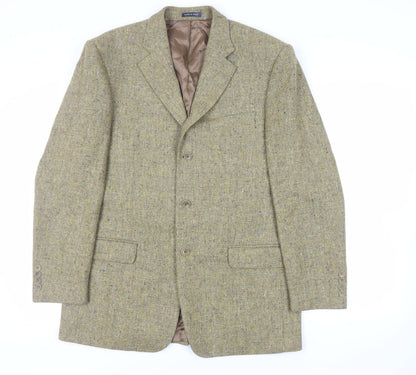Mens UK Size 40 Marks and Spencer Green Jacket