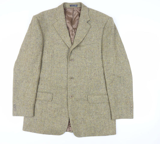 Mens UK Size 40 Marks and Spencer Green Jacket