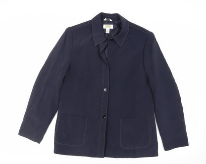 Womens UK Size 10 Talbots Blue Jacket