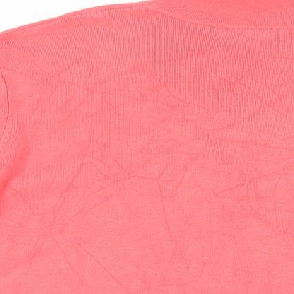 Womens UK Size 20 Damart Pink Cardigan Jumper