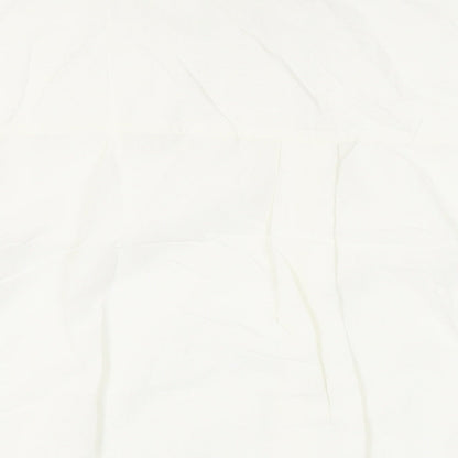 Womens UK Size 14 Marks and Spencer Ivory Basic Button-Up
