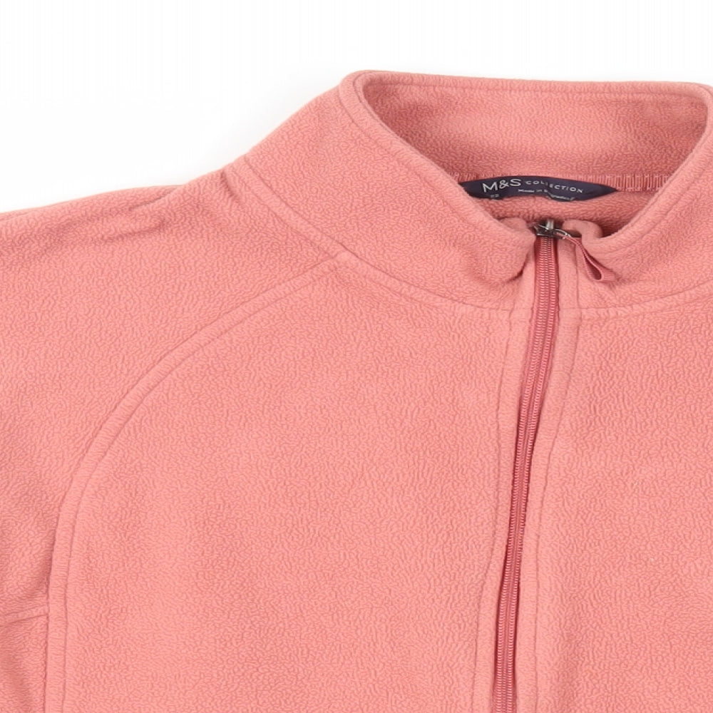 Womens UK Size 22 Marks and Spencer Pink Jacket