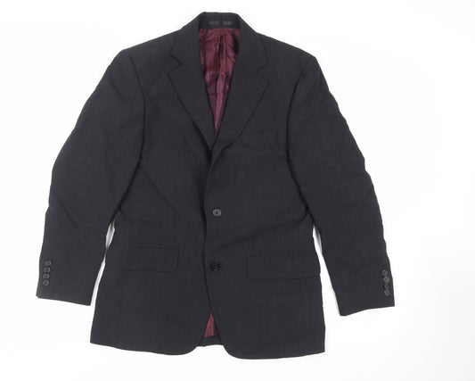 Mens UK Size 36 Tom English Regular Black Suit Jacket