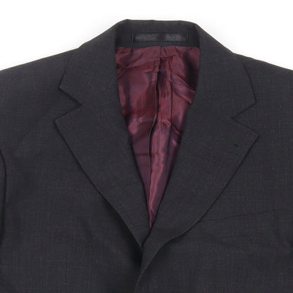 Mens UK Size 36 Tom English Regular Black Suit Jacket