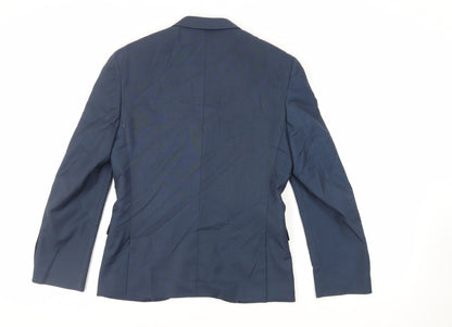Mens UK Size 36 Marks and Spencer Regular Blue Suit Jacket