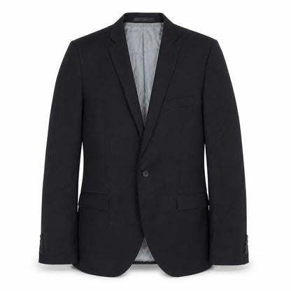 Mens UK Size 38 Topman Regular Black Suit Jacket