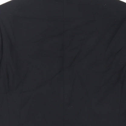 Mens UK Size 38 Topman Regular Black Suit Jacket
