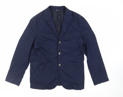 Mens UK Size 38 Marks and Spencer Blue Jacket