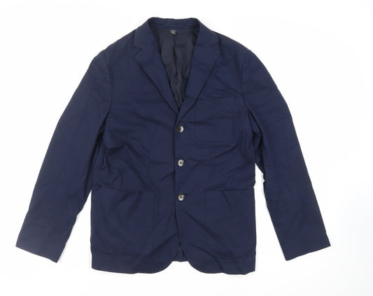 Mens UK Size 38 Marks and Spencer Blue Jacket