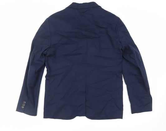 Mens UK Size 38 Marks and Spencer Blue Jacket