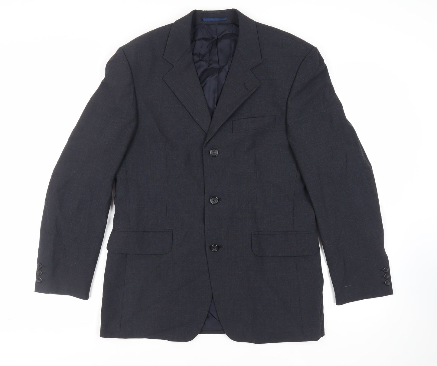 Mens UK Size 38 Burton Regular Blue Suit Jacket