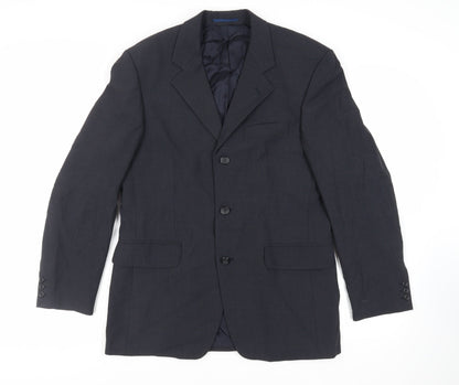 Mens UK Size 38 Burton Regular Blue Suit Jacket