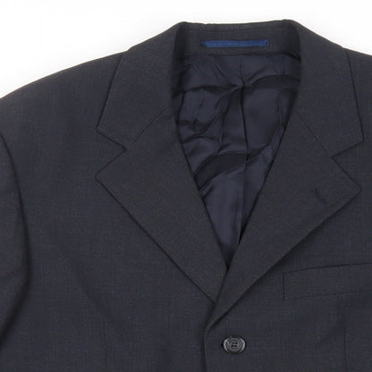 Mens UK Size 38 Burton Regular Blue Suit Jacket